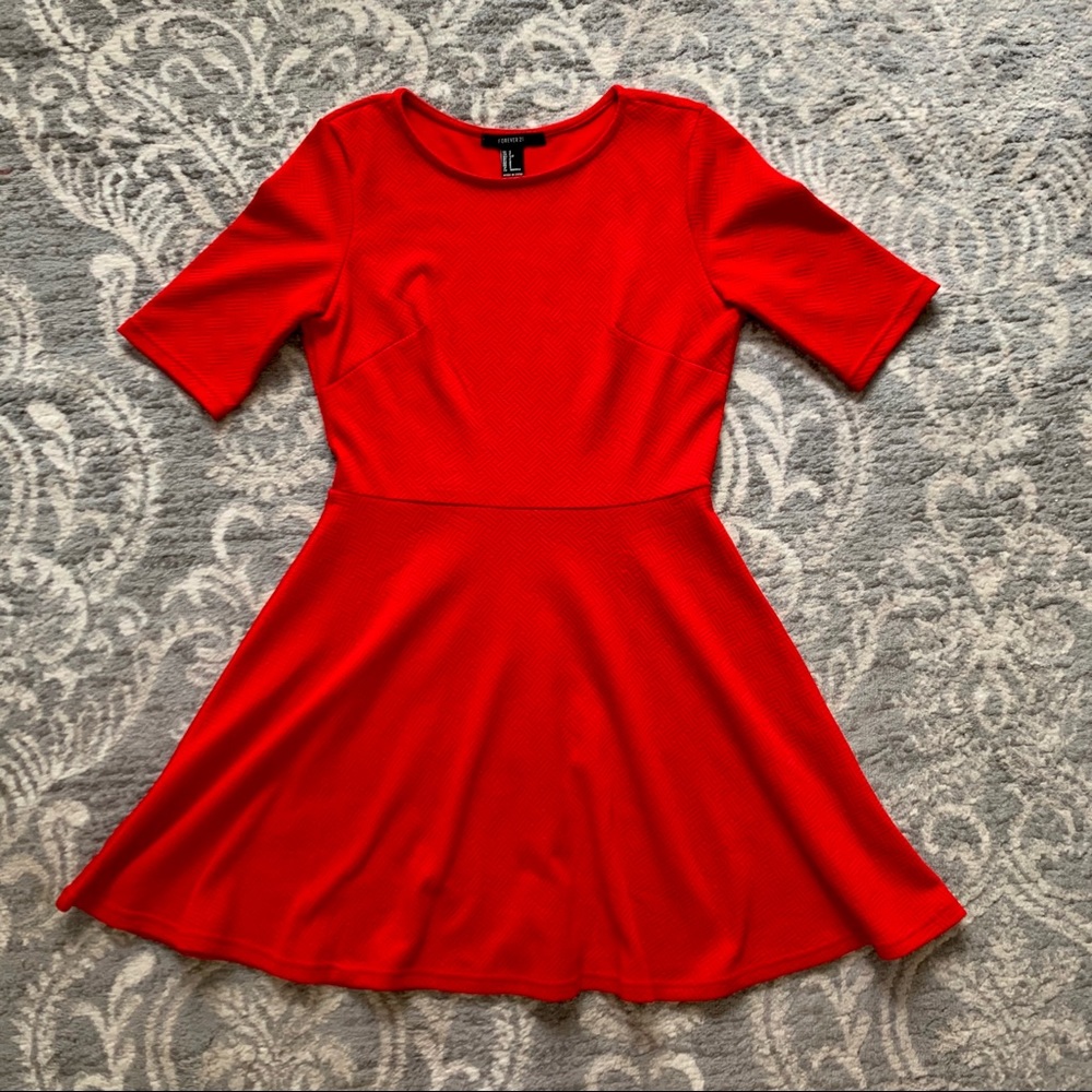 Forever 21 | Red Woven Dress